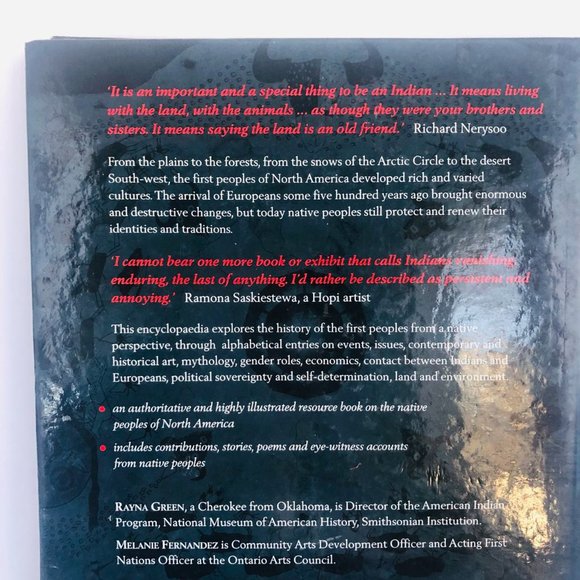 Encyclopedia Of First Peoples Of North America by Rayna Green Hardcover – 2000 - Picture 6 of 16